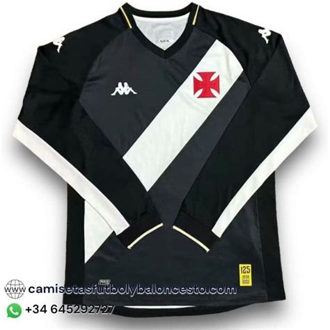 Camiseta Vasco Da Gama 2023 2024 Local Manga Larga Camisetas Futbol Y