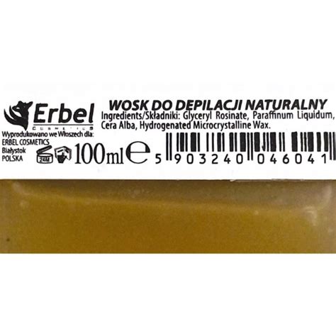 Wosk do depilacji Erbel miód 100 ml Allepaznokcie