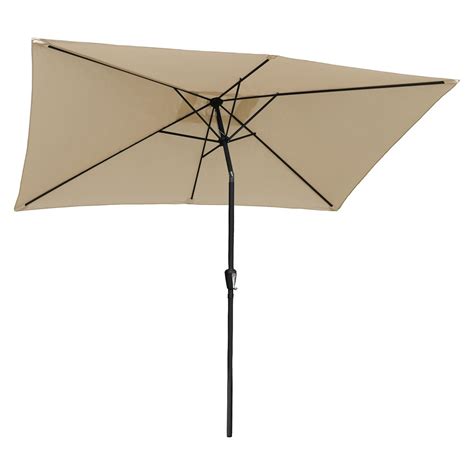 Parasol Droit Hapuna Rectangulaire X M Beige Happy Garden