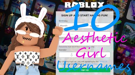 Roblox Names For Girls