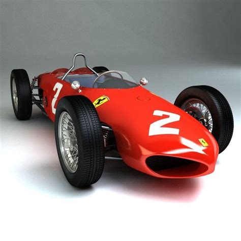 1961 Ferrari 156 Sharknose 3d Asset Cgtrader