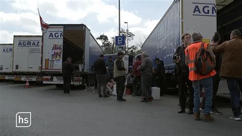 A5 Raststätte Gräfenhausen Lkw Fahrer drohen mit Hungerstreik