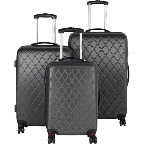 Jean Louis Scherrer Set De Valises Trolley Roues Abs Cm