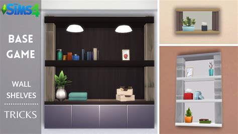 Sims 4 Cc Built In Shelves