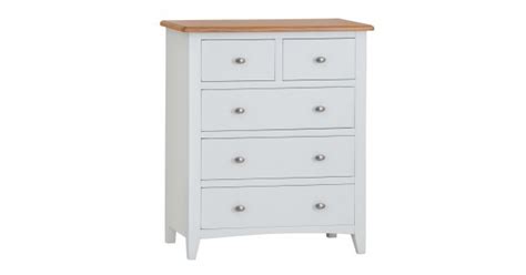 Goodwood Painted Light Oak 5 Drawer Chest Of Drawers Sussex