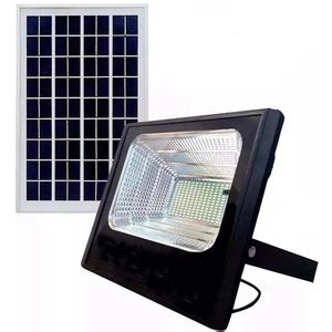 Luminaria Solar Poste 240w Led Controle E Sensor Timer Paredes Barras