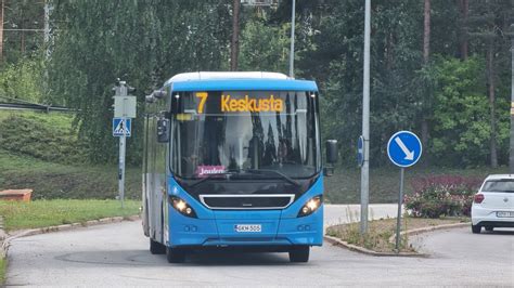 Savonlinja Volvo Le B Rle Jouko Bus Line In Lappeenranta