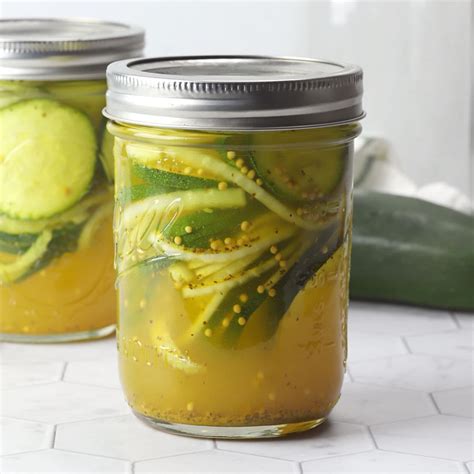 Bread and Butter Zucchini Pickles - Zucchini Zone