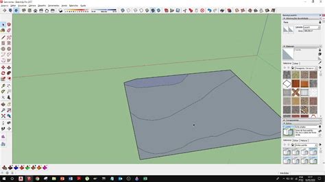 Como criar terreno 3D no Sketchup Curvas de níveis YouTube