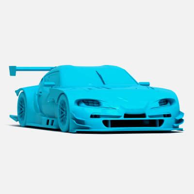 Supra GT300 1 24 Scale Kit 3D Print Model By Bayazoff