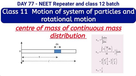 Class 11 Motion Of System Of Particles And Rotational Motion In Tamil