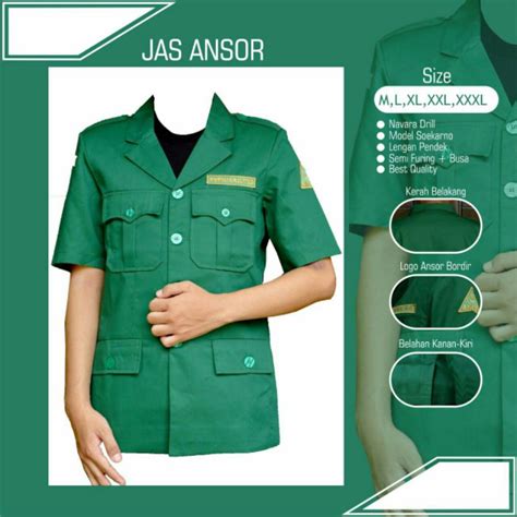 Jual Kemasan Baru BAJU ANSOR JAS BAJU ANSOR PRIA JAS FORMAL JAS NU