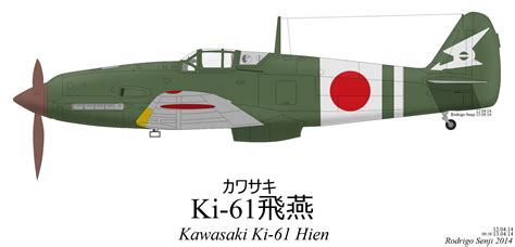 Kawasaki Ki-61 Hien by Schwann90 on DeviantArt