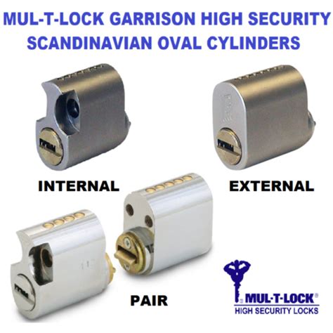 Mul T Lock Garrison Scandinavian Oval Cylinders High Security For Assa