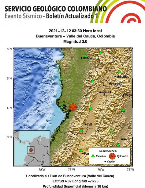 Servicio Geológico On Twitter Sismoscolombiasgc Evento Sísmico