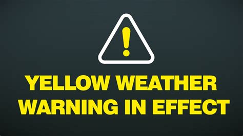 RCT Council On Twitter Yellow Weather Warning Due To Drop In