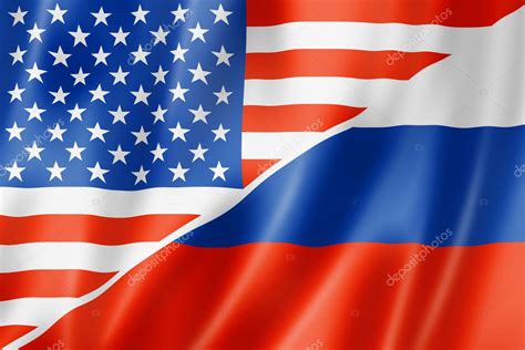 USA and Russia flag — Stock Photo © daboost #24979901