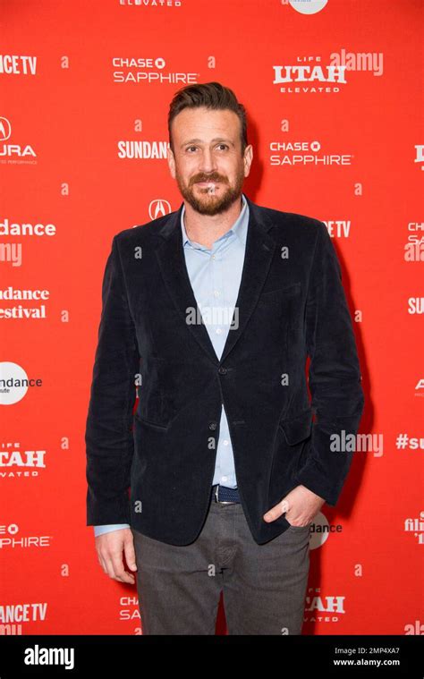 Actor Jason Segel Poses During The Premiere Of Come Sunday At The