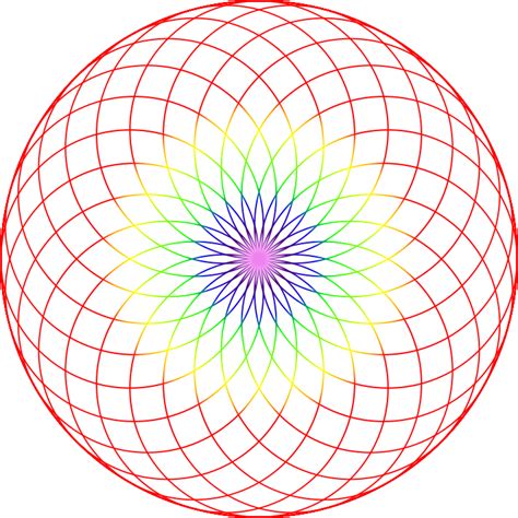 Clipart Fibonacci Dual Spiral