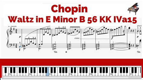 Chopin Waltz In E Minor B 56 Kk Iva15 Youtube