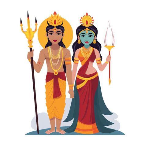 Premium AI Image | Rama and Sita icon for the Diwali