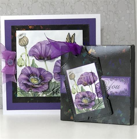 Card And Gift Box Created By Elisabeth Hogarth Using Splash Crafts