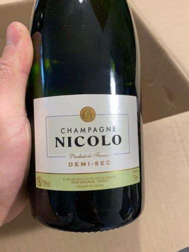 Nicolo Paradis Tradition Demi Sec Champagne Vivino