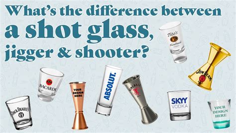 The Difference Between Jiggers, Shooters, and Shot Glasses