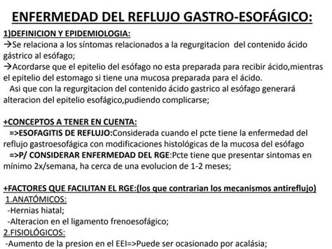 Enfermedad Del Reflujo GastroesofÁgico Erge Ppt