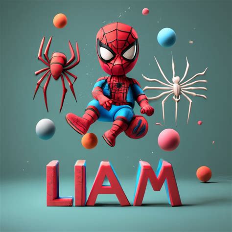 LIAM NOMBRE 3D Imágenes para Peques