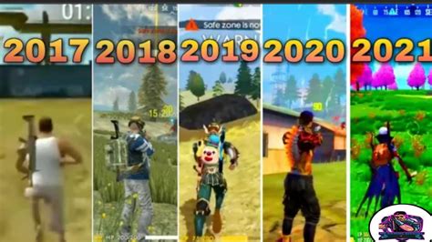 Free Fire 2021 New Updatefree Fire 2017 Vs 2018 Vs 2019 Vs 2020 Free