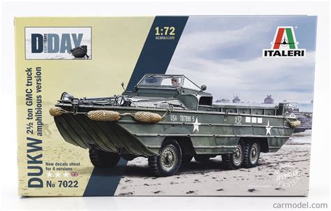 Italeri It Scale Gmc Dukw Truck Boat Anfibio Military