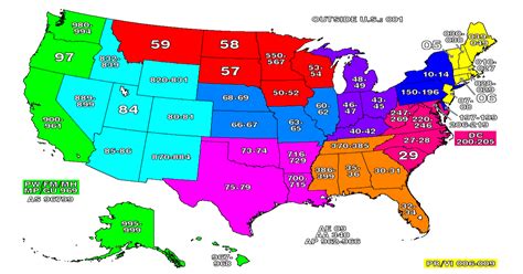 USA Map With Zip Codes