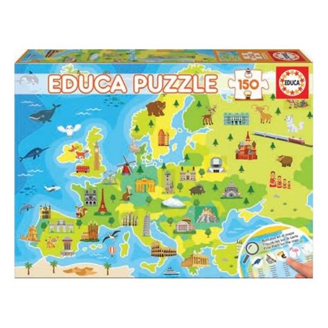 Comprar Mapa De Europa Puzzle Educa 150 Piezas En Tienda Badajoz