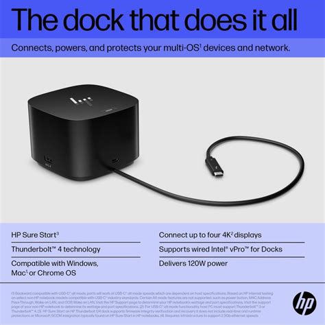 4j0a2et Hp Thunderbolt Dock 120w G4 Eet