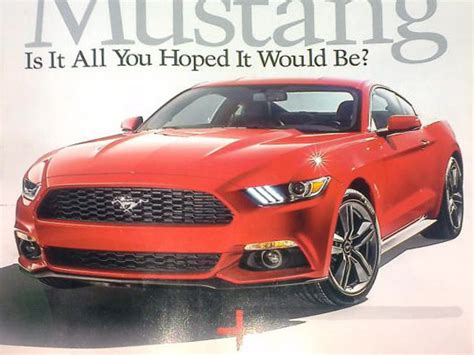 2015 Ford Mustang Emergen Las Primeras Imágenes Oficiales En Una Revista