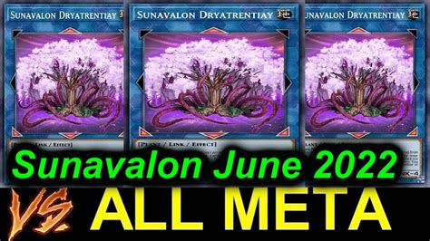 Yugiohsunavalon Vs All Meta Decks June Ygopro Youtube