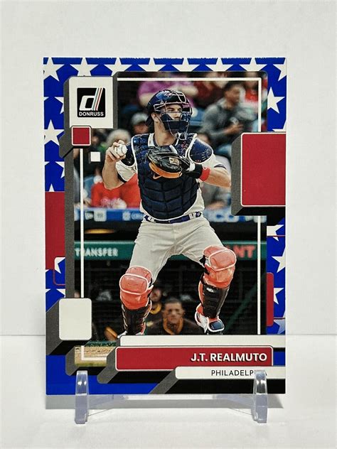 2022 Panini Donruss Independence Day 95 J T Realmuto For Sale