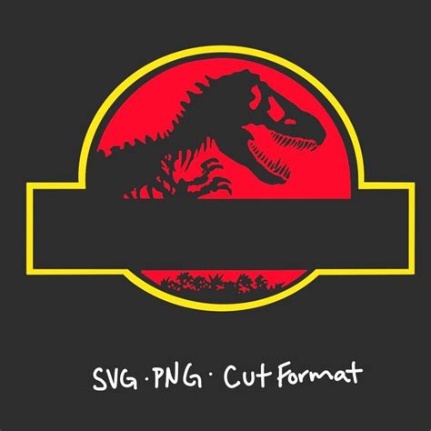 Jurassic Parkjurassic World Blank Logo Svg Png Cut Fileinstant Download Etsy Jurassic Park