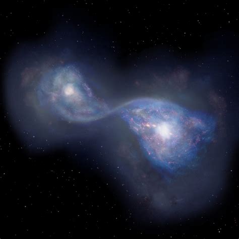 Alma Discovers Earliest Example Of Merging Galaxies