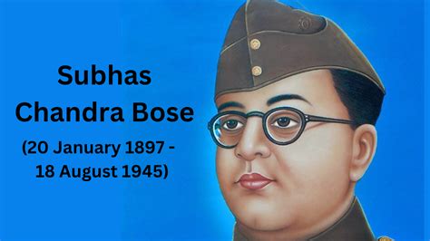 Subhas Chandra Bose: India's Struggle for Independence