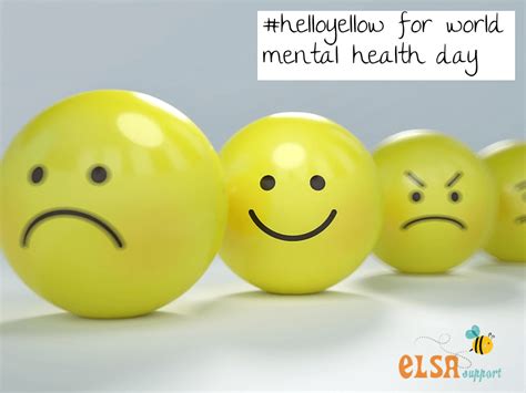 We Say Hello Yellow For Mental Health Day Elsa Support