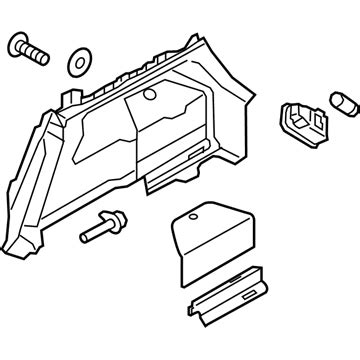 G T Y Genuine Hyundai Trim Assembly Luggage Side Rh