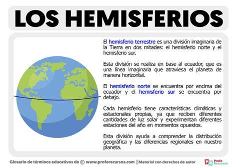 Qué Son Los Hemisferios Terrestres