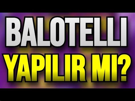 Sbc Flashback Mario Balotelli Yapilir Mi Campaign Player Pickimizi