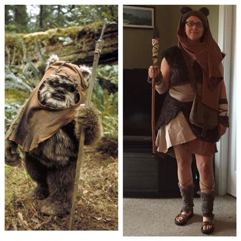 Ewok Star Wars homemade costume | Star wars costumes, Halloween star ...