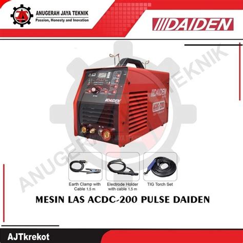 Jual Daiden Acdc Tig 200 Mesin Las Listrik Argon Stainless Welding