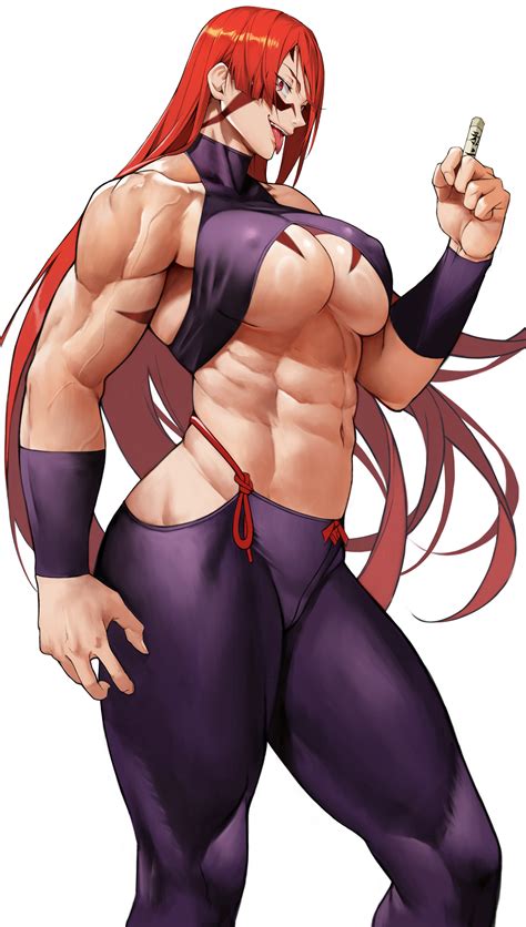 Rule 34 1girls Abs Absurd Res Biceps Breasts Cleavage Fuma Kotaro Tenkaichi Hi Res Holding