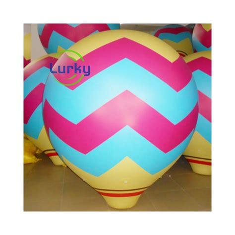 Decorative Commercial Inflatable Hot Air Balloon Customized Advertising