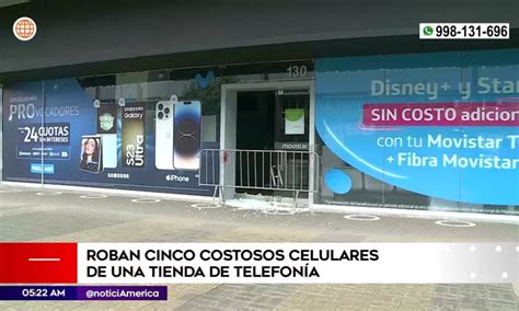 San Borja Delincuentes Roban Costosos Celulares